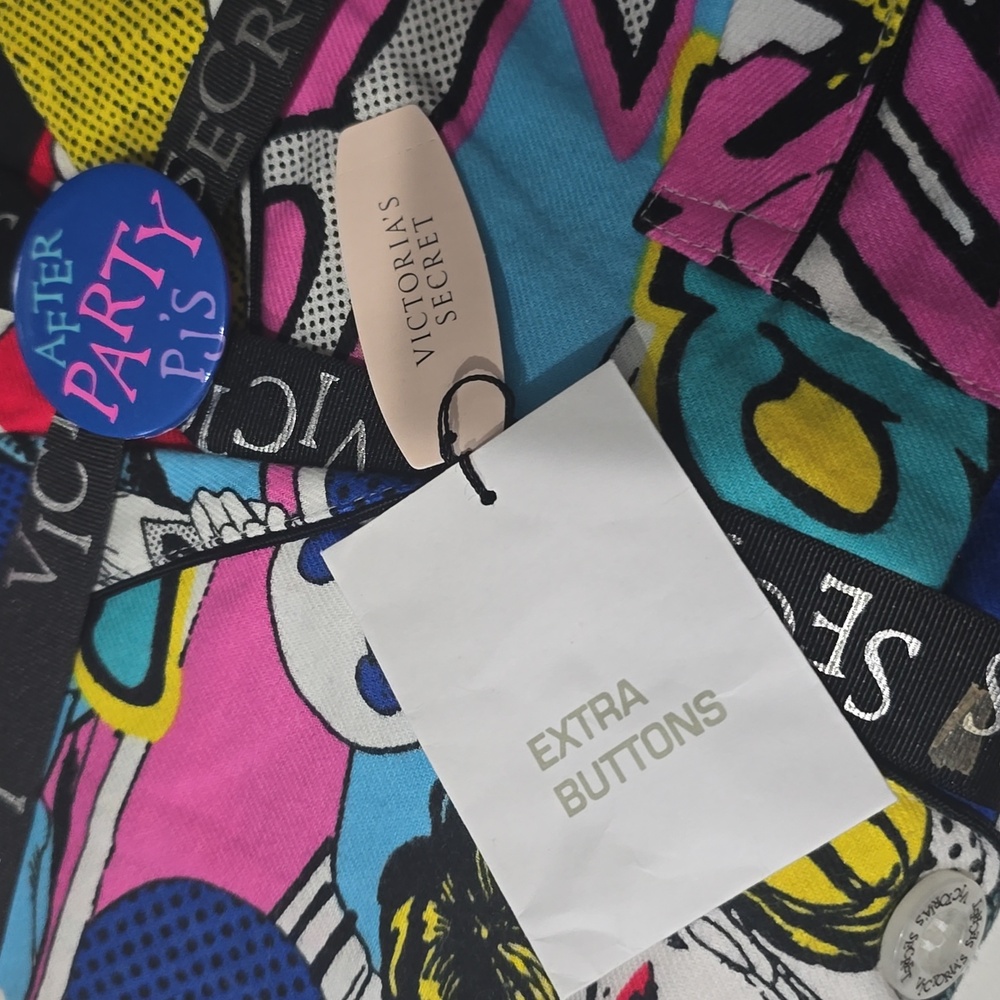 Vtg Victoria Secret After Party Pjs Nwt Medium - Picture 2 of 2